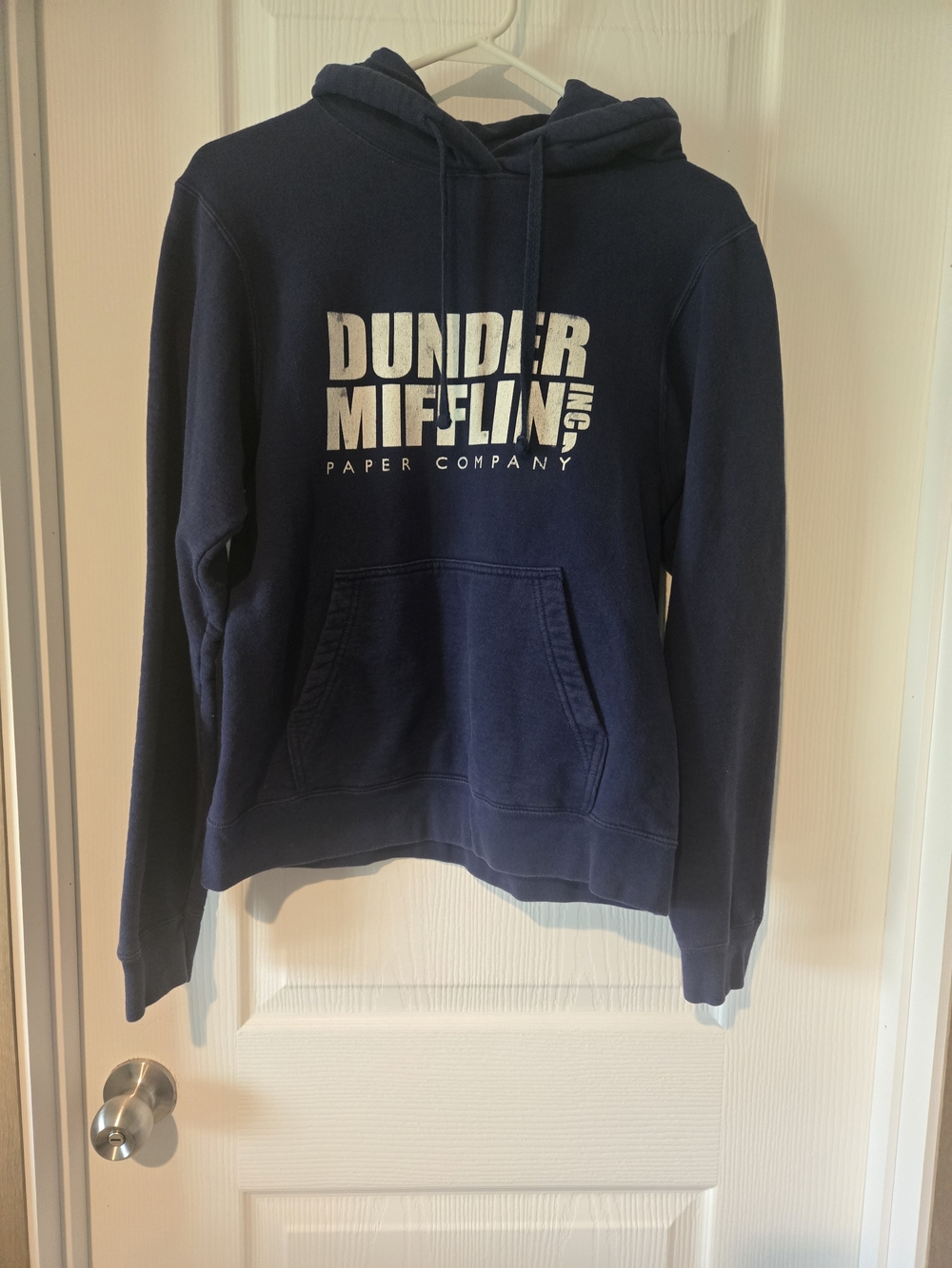 Navy Pullover Hoodie - Men
